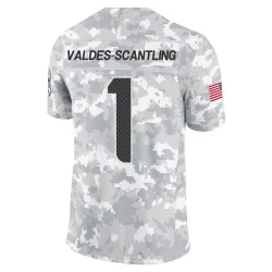 Marquez Valdes-Scantling Seattle Seahawks Limited Youth 2024 Salute to Service Jersey (Arctic Camo)