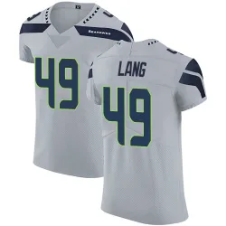 Marshall Lang Seattle Seahawks Elite Men's Alternate Vapor Untouchable Jersey (Gray)