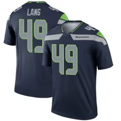 Marshall Lang Seattle Seahawks Legend Youth Jersey (Navy)