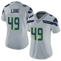 Marshall Lang Seattle Seahawks Limited Women's Alternate Vapor Untouchable Jersey (Gray)