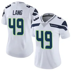 Marshall Lang Seattle Seahawks Limited Women's Vapor Untouchable Jersey (White)