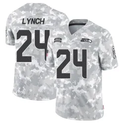 Marshawn Lynch Seattle Seahawks Limited Men's 2024 Salute to Service Jersey (Arctic Camo)