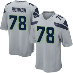 Mason Richman Seattle Seahawks Game Men's Alternate Jersey (Gray)