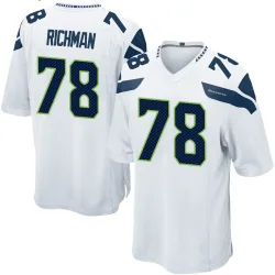 Mason Richman Seattle Seahawks Game Men's Jersey (White)