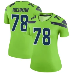 Mason Richman Seattle Seahawks Legend Women's Color Rush Neon Jersey (Green)