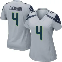 Michael Dickson Seattle Seahawks Game Women's Alternate Jersey (Gray)