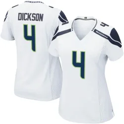 Michael Dickson Seattle Seahawks Game Women's Jersey (White)