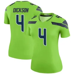 Michael Dickson Seattle Seahawks Legend Women's Color Rush Neon Jersey (Green)