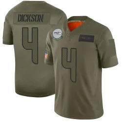 Michael Dickson Seattle Seahawks Limited Men's 2019 Salute to Service Jersey (Camo)
