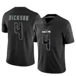 Michael Dickson Seattle Seahawks Limited Men's Reflective Jersey (Black)