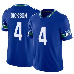 Michael Dickson Seattle Seahawks Limited Men's Throwback Vapor F.U.S.E. Jersey (Royal)