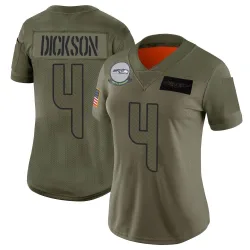 Michael Dickson Seattle Seahawks Limited Women's 2019 Salute to Service Jersey (Camo)