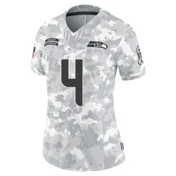 Michael Dickson Seattle Seahawks Limited Women's 2024 Salute to Service Jersey (Arctic Camo)