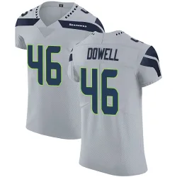 Michael Dowell Seattle Seahawks Elite Men's Alternate Vapor Untouchable Jersey (Gray)