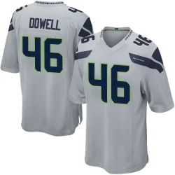 Michael Dowell Seattle Seahawks Game Men's Alternate Jersey (Gray)