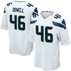 Michael Dowell Seattle Seahawks Game Men's Jersey (White)