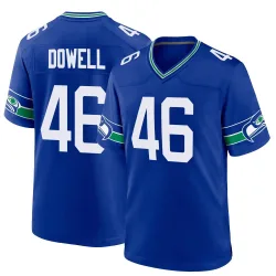 Michael Dowell Seattle Seahawks Game Youth Throwback Jersey (Royal)