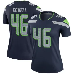 Michael Dowell Seattle Seahawks Legend Women's Jersey (Navy)
