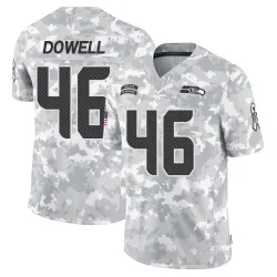 Michael Dowell Seattle Seahawks Limited Men's 2024 Salute to Service Jersey (Arctic Camo)