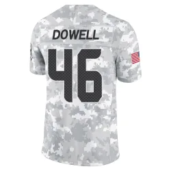 Michael Dowell Seattle Seahawks Limited Men's 2024 Salute to Service Jersey (Arctic Camo)