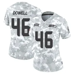 Michael Dowell Seattle Seahawks Limited Women's 2024 Salute to Service Jersey (Arctic Camo)