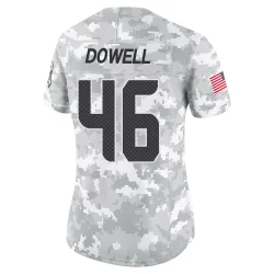 Michael Dowell Seattle Seahawks Limited Women's 2024 Salute to Service Jersey (Arctic Camo)