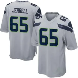 Michael Jerrell Seattle Seahawks Game Men's Alternate Jersey (Gray)