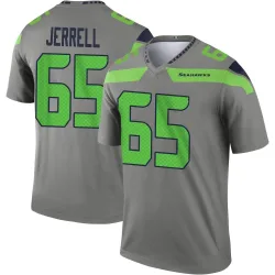 Michael Jerrell Seattle Seahawks Legend Men's Steel Inverted Jersey ()