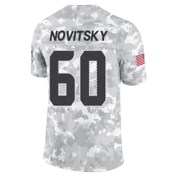Michael Novitsky Seattle Seahawks Limited Men's 2024 Salute to Service Jersey (Arctic Camo)