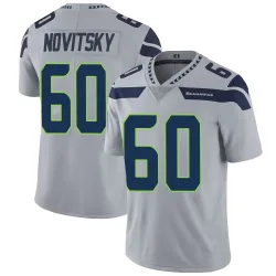 Michael Novitsky Seattle Seahawks Limited Men's Alternate Vapor Untouchable Jersey (Gray)
