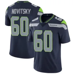 Michael Novitsky Seattle Seahawks Limited Men's Team Color Vapor Untouchable Jersey (Navy)