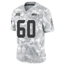 Michael Novitsky Seattle Seahawks Limited Youth 2024 Salute to Service Jersey (Arctic Camo)
