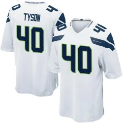 Michael Tyson Seattle Seahawks Game Men's Jersey (White)