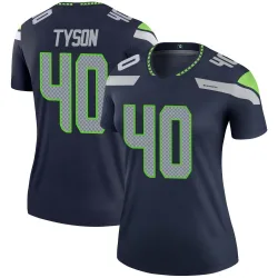 Michael Tyson Seattle Seahawks Legend Women's Jersey (Navy)