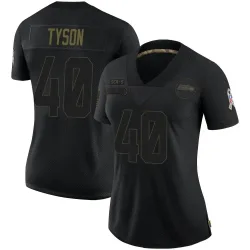 Michael Tyson Seattle Seahawks Limited Women's 2020 Salute To Service Jersey (Black)