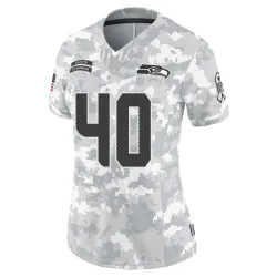 Michael Tyson Seattle Seahawks Limited Women's 2024 Salute to Service Jersey (Arctic Camo)