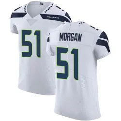 Mike Morgan Seattle Seahawks Elite Men's Vapor Untouchable Jersey (White)