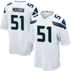 Mike Morgan Seattle Seahawks Game Men's Jersey (White)