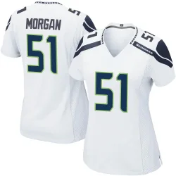 Mike Morgan Seattle Seahawks Game Women's Jersey (White)
