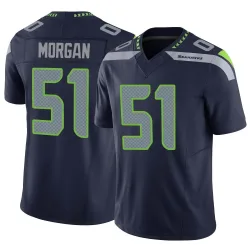 Mike Morgan Seattle Seahawks Limited Men's Vapor F.U.S.E. Jersey (Navy)