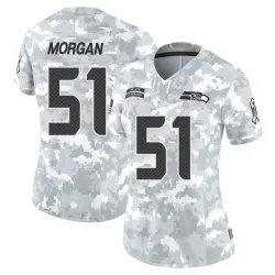Mike Morgan Seattle Seahawks Limited Women's 2024 Salute to Service Jersey (Arctic Camo)