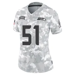 Mike Morgan Seattle Seahawks Limited Women's 2024 Salute to Service Jersey (Arctic Camo)