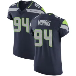 Mike Morris Seattle Seahawks Elite Men's Team Color Vapor Untouchable Jersey (Navy)