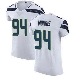 Mike Morris Seattle Seahawks Elite Men's Vapor Untouchable Jersey (White)