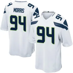 Mike Morris Seattle Seahawks Game Men's Jersey (White)
