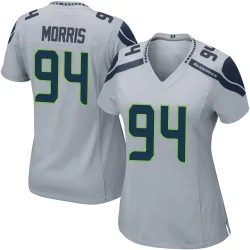 Mike Morris Seattle Seahawks Game Women's Alternate Jersey (Gray)