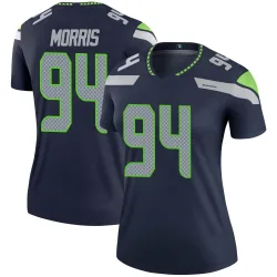 Mike Morris Seattle Seahawks Legend Women's Jersey (Navy)