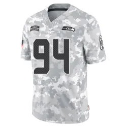 Mike Morris Seattle Seahawks Limited Men's 2024 Salute to Service Jersey (Arctic Camo)