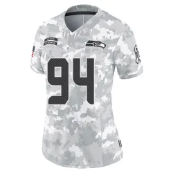 Mike Morris Seattle Seahawks Limited Women's 2024 Salute to Service Jersey (Arctic Camo)