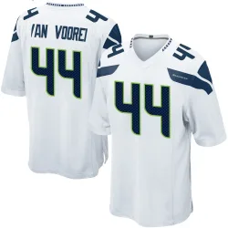 Mitch Van Vooren Seattle Seahawks Game Men's Jersey (White)